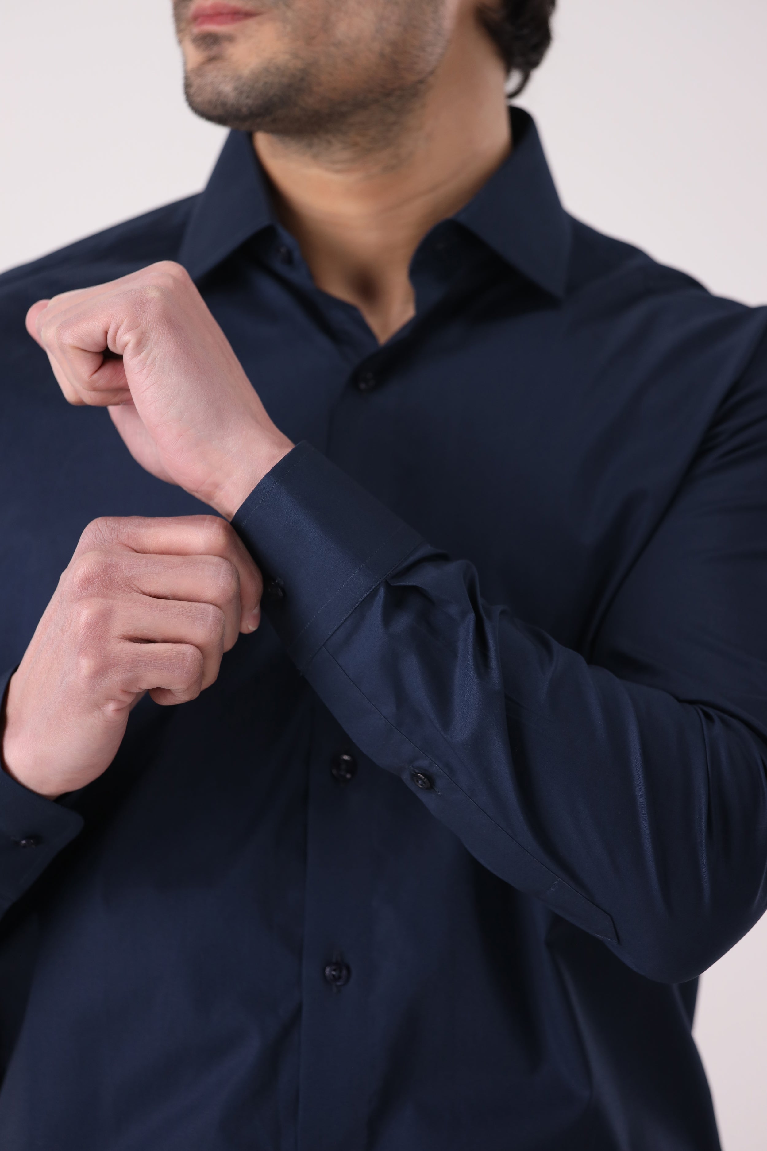 MIDNIGHT NAVY DRESS SHIRT