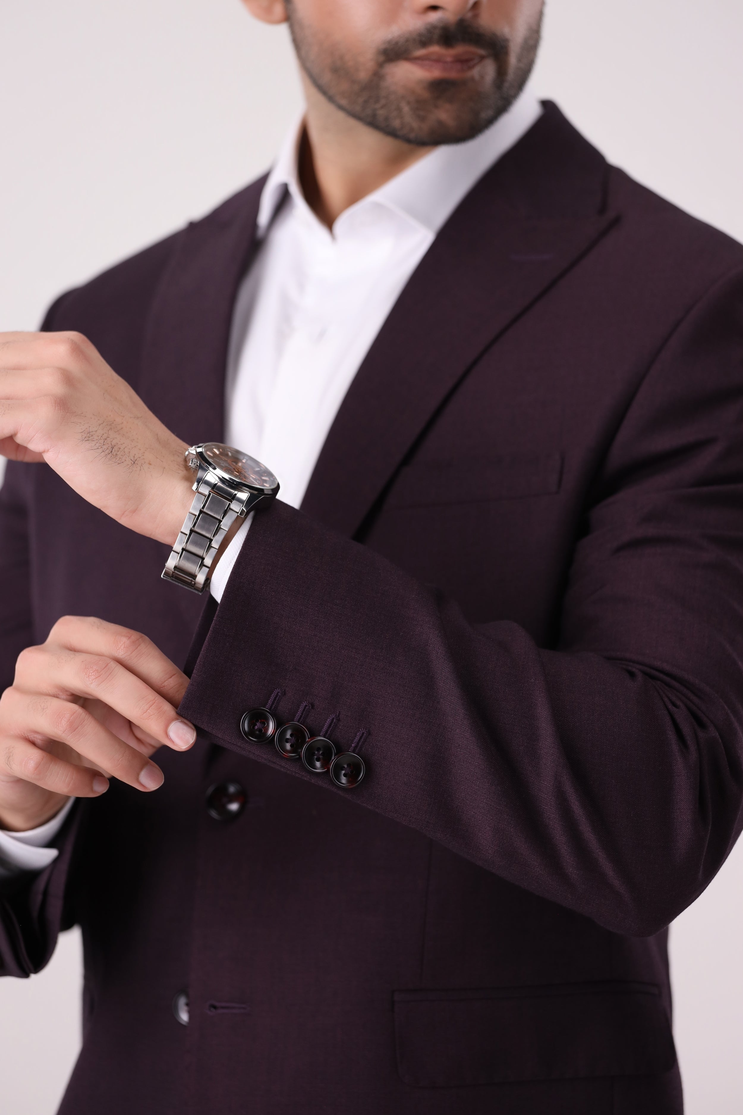 DEEP PLUM BLAZER