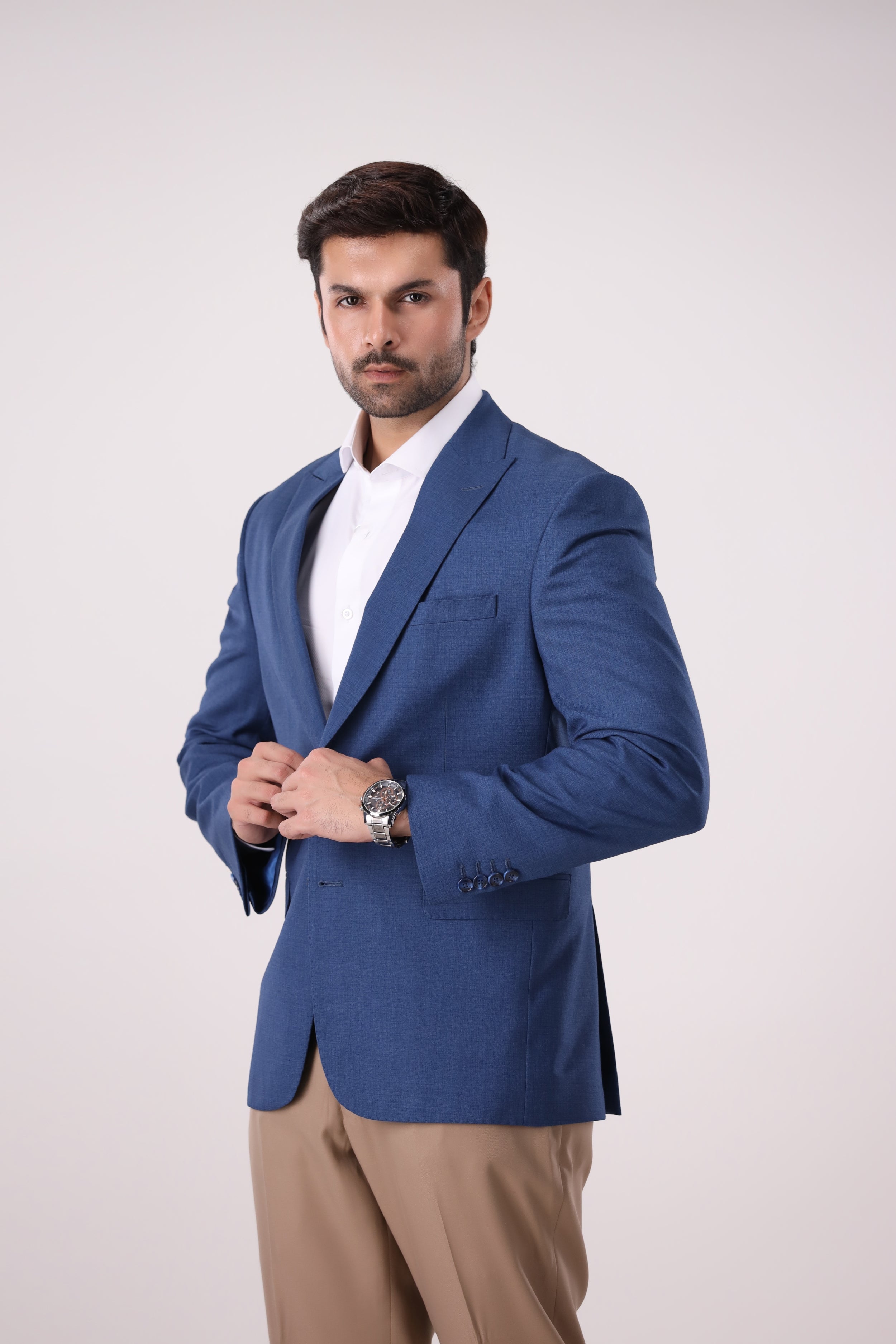 MODERN DENIM BLUE BLAZER