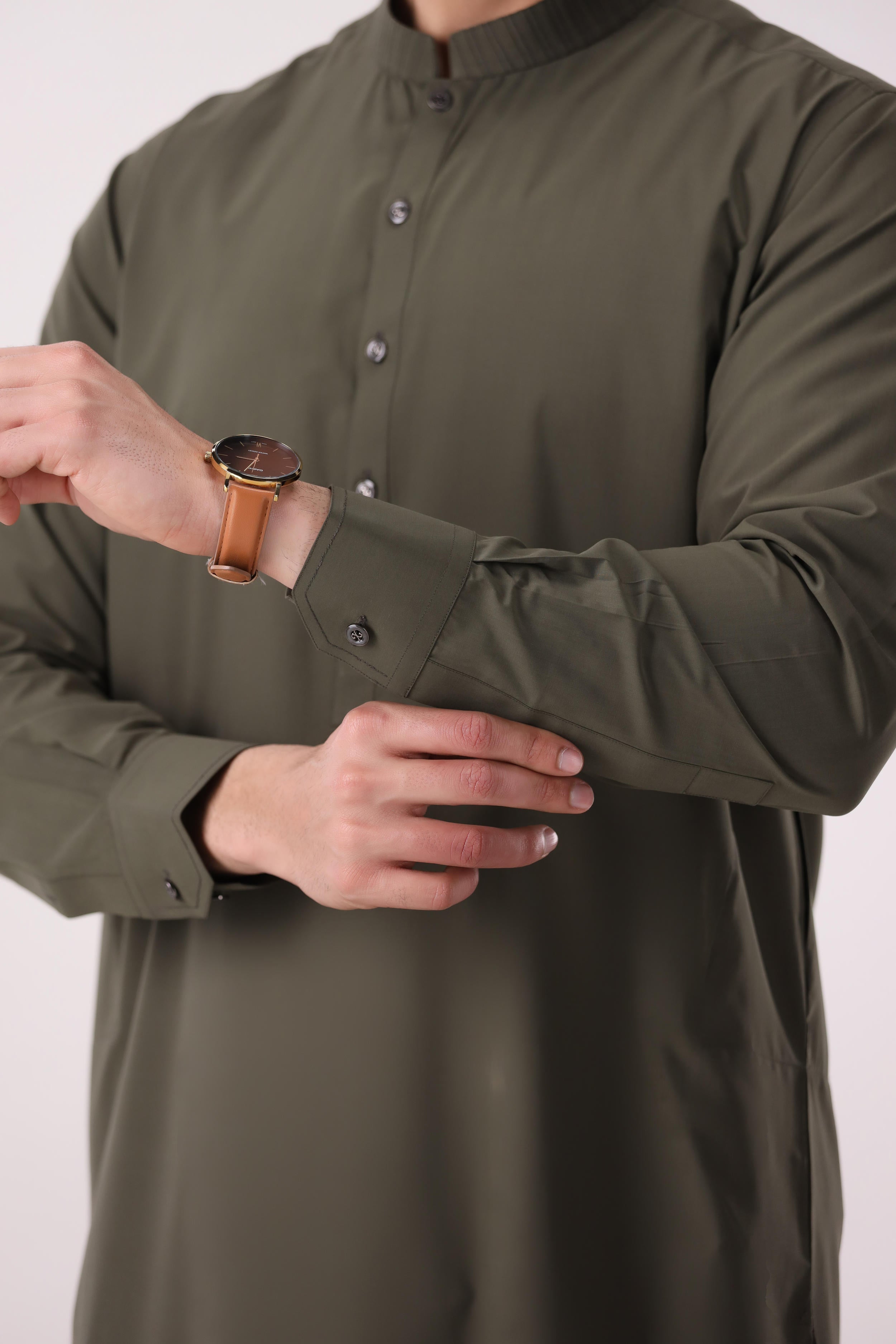 OLIVE VERVE SHALWAR KAMEEZ