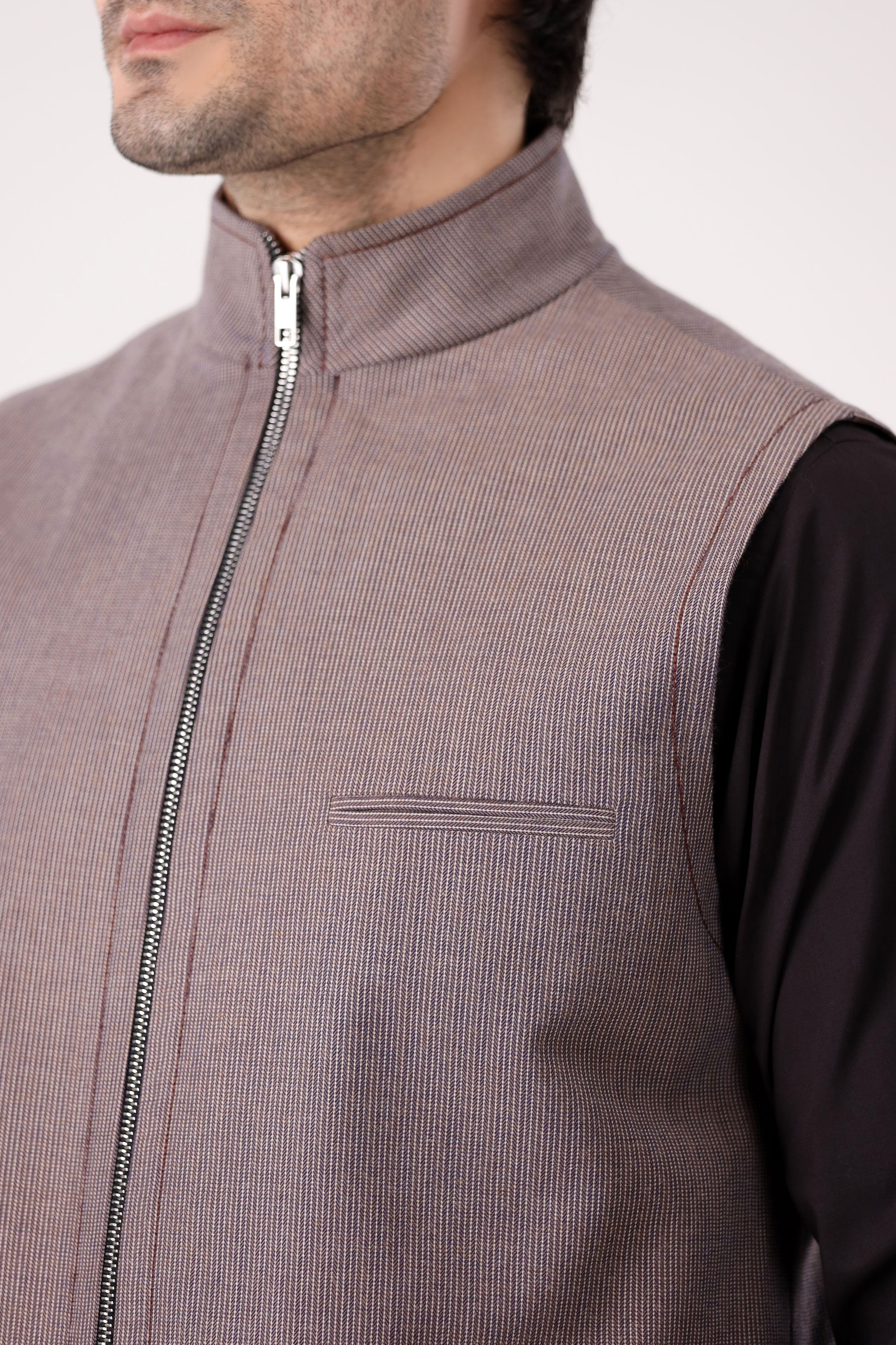 LEAD ZIPPER WAISTCOAT
