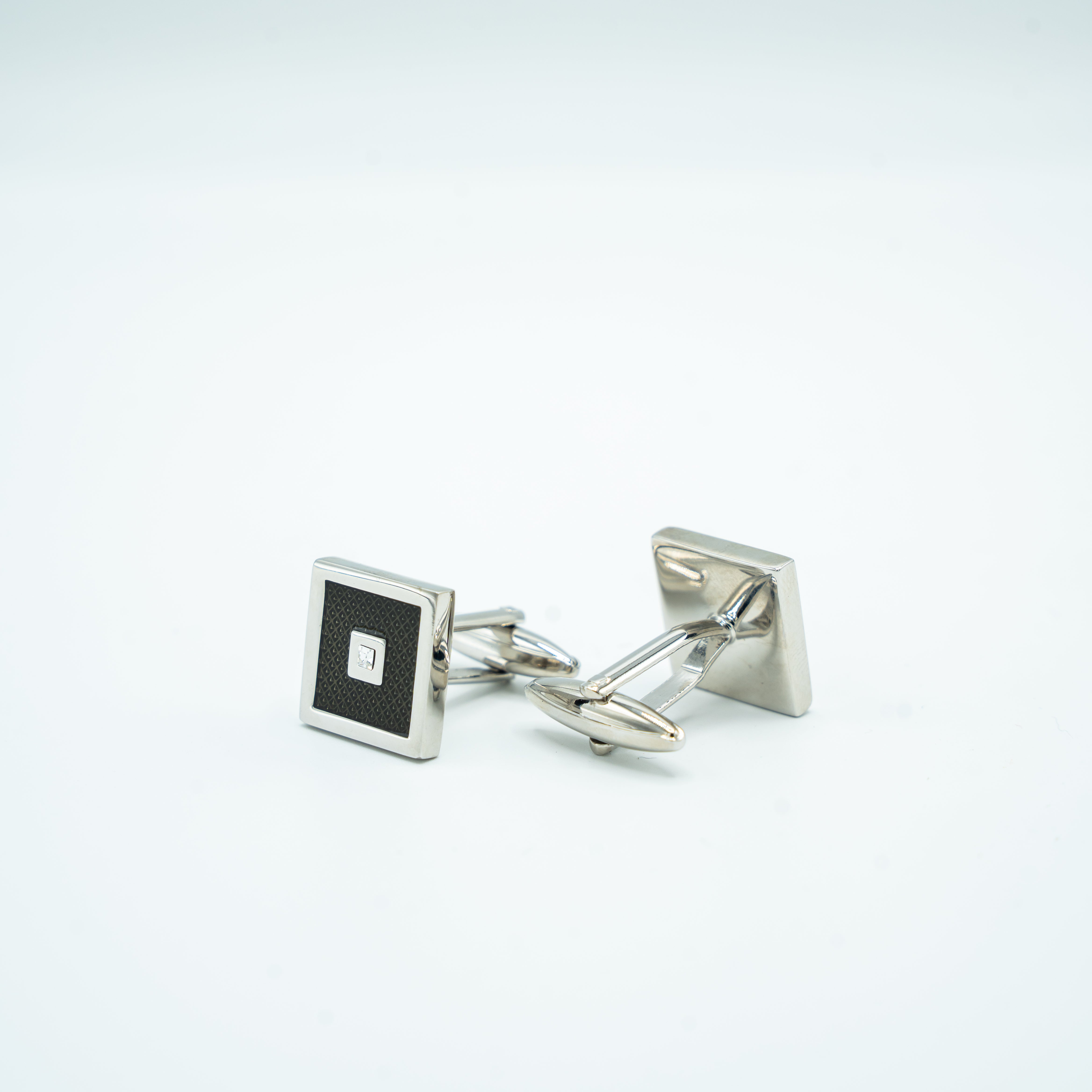 ONYX SQUARE CUFFLINKS