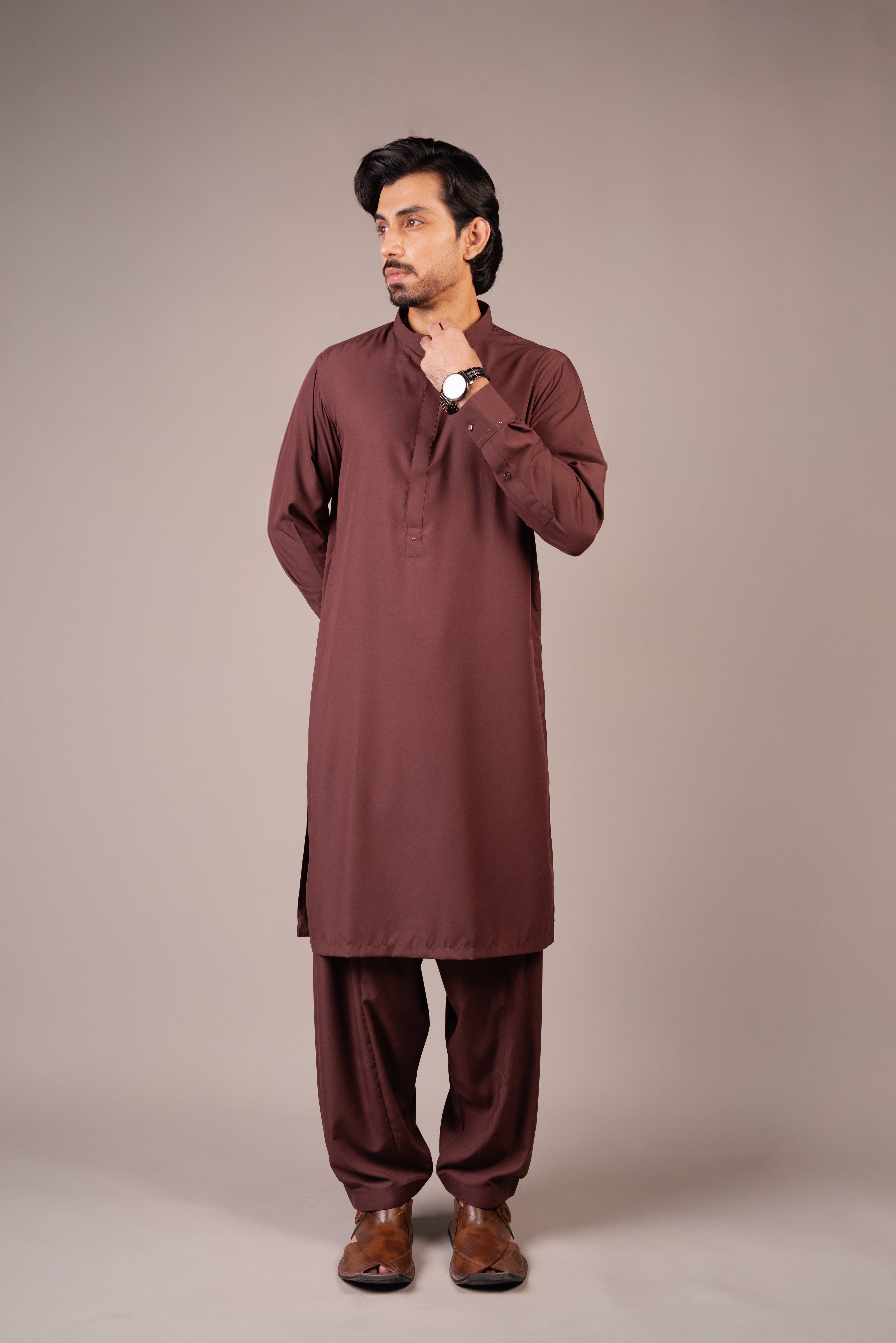 RICH BROWN SHALWAR QAMEEZ
