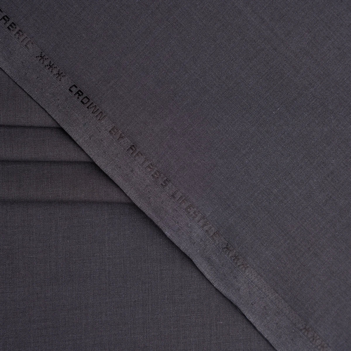 CHARCOAL GREY WASH & WEAR FABRIC(4.5MTR)