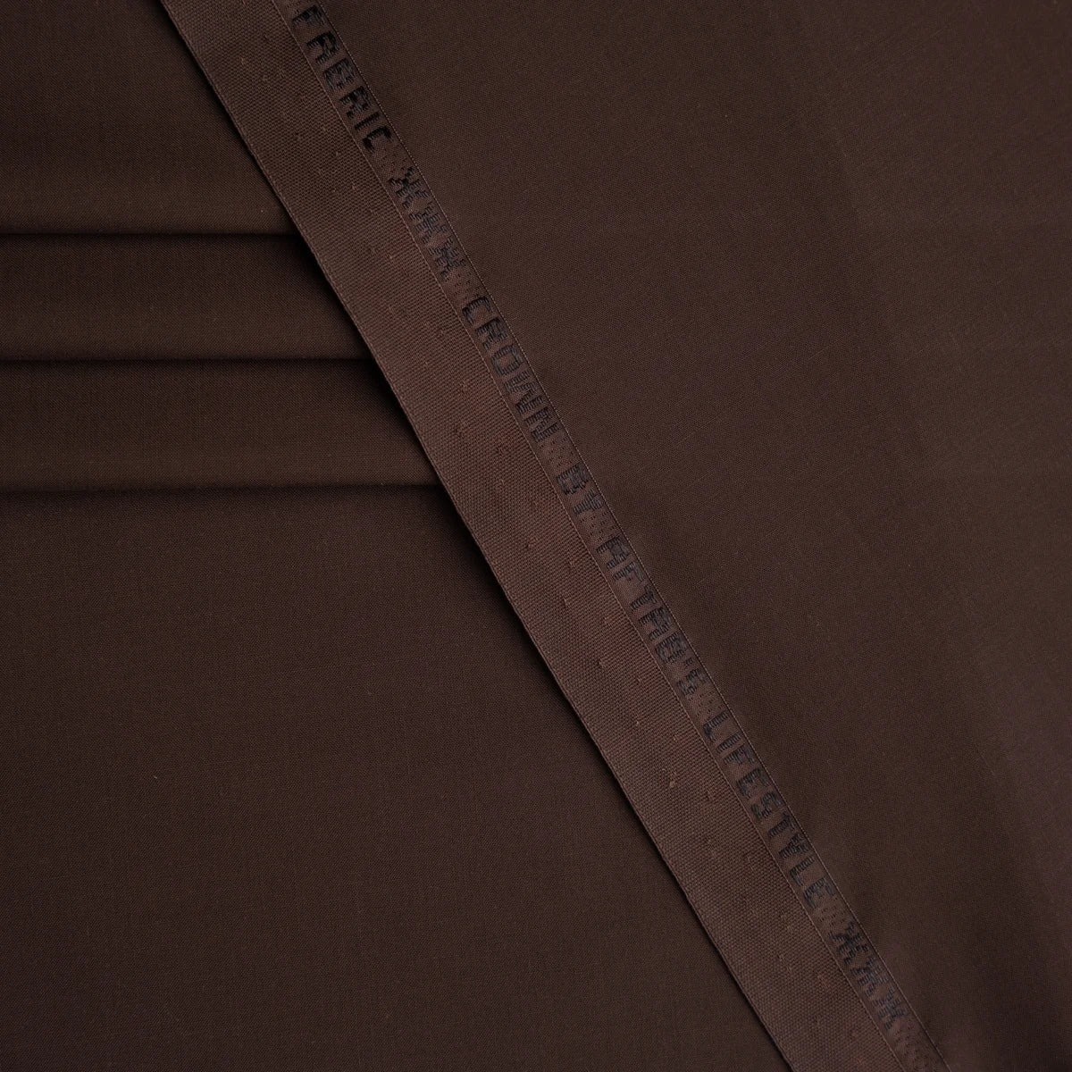 DARK BROWN WASH & WEAR FABRIC(4.5MTR)