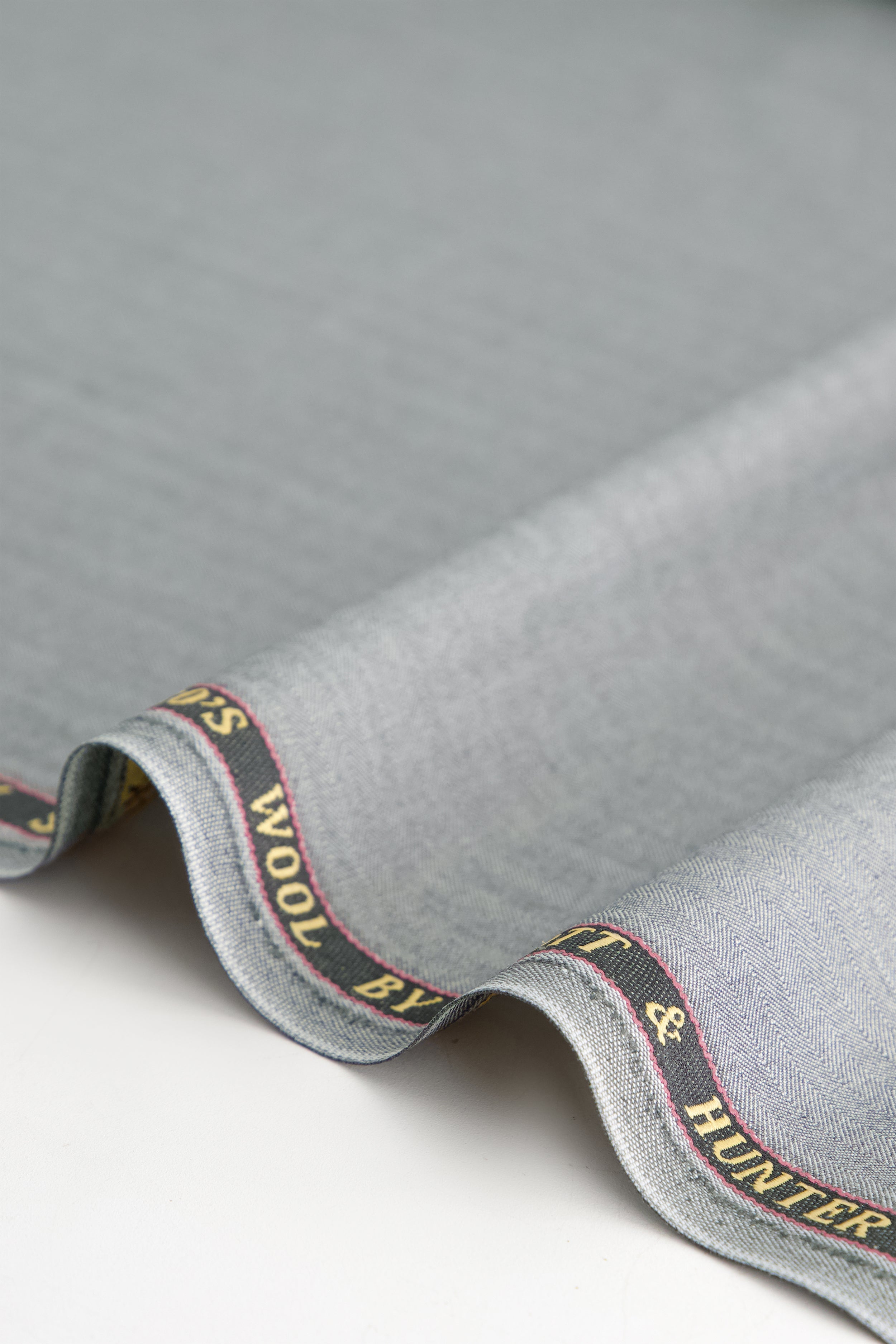 SILVER HERRINGBONE FABRIC(4.5MTR)
