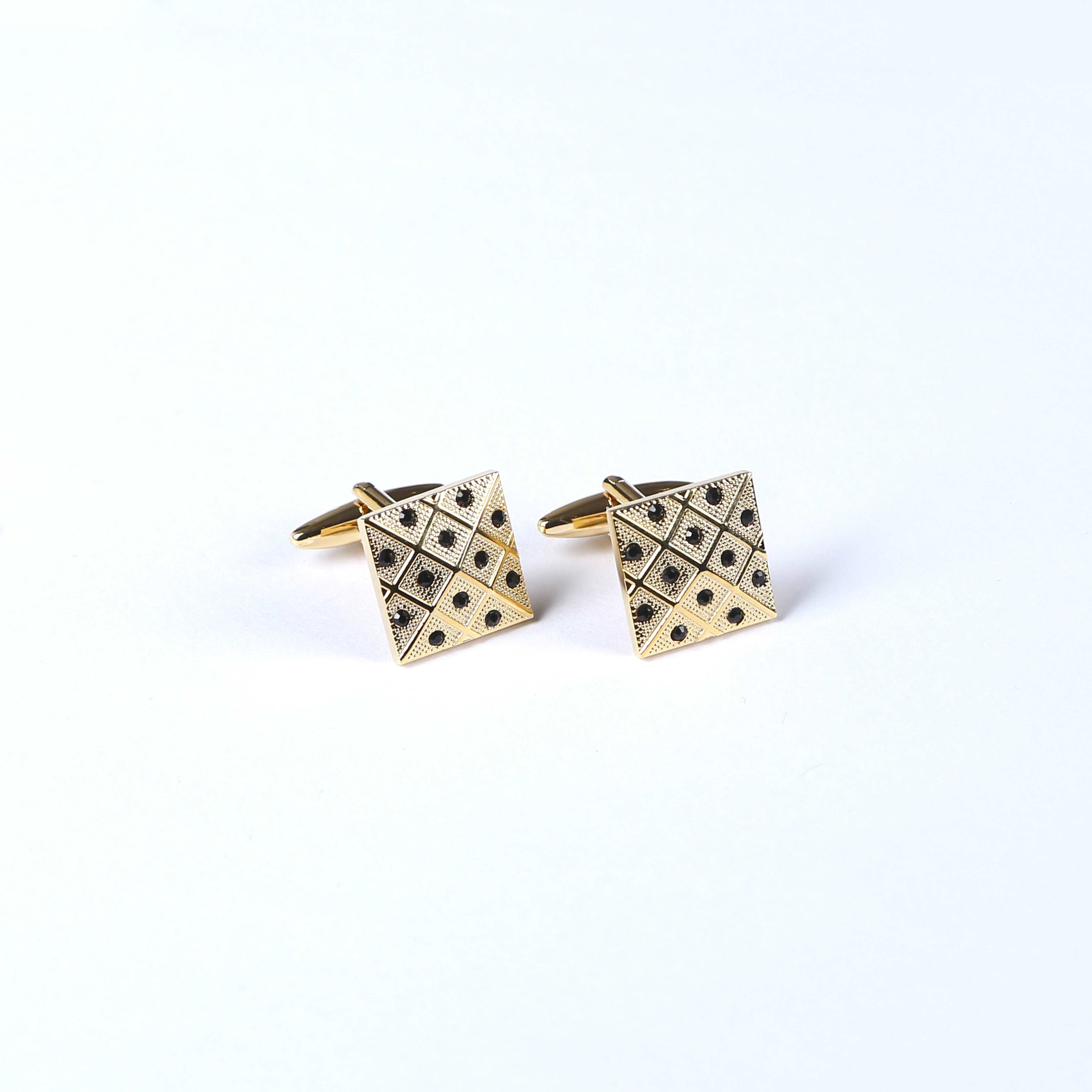 GOLDEN WITH BLACK DOTS